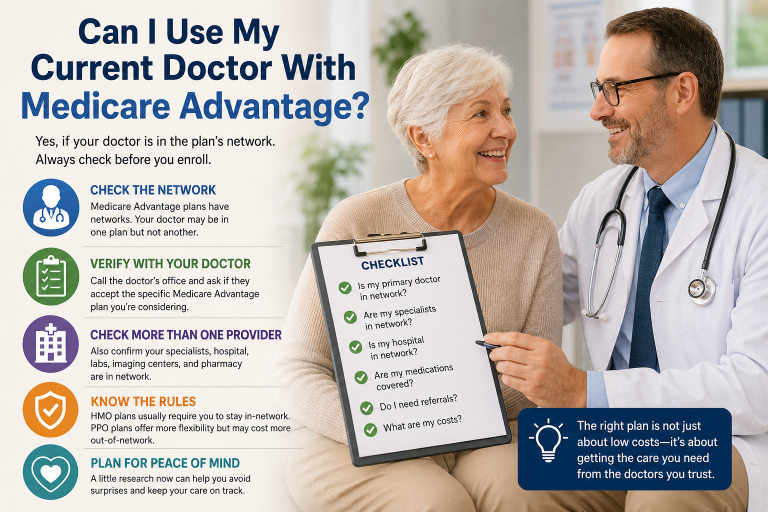 Can I Use My Current Doctor With Medicare Advantage?