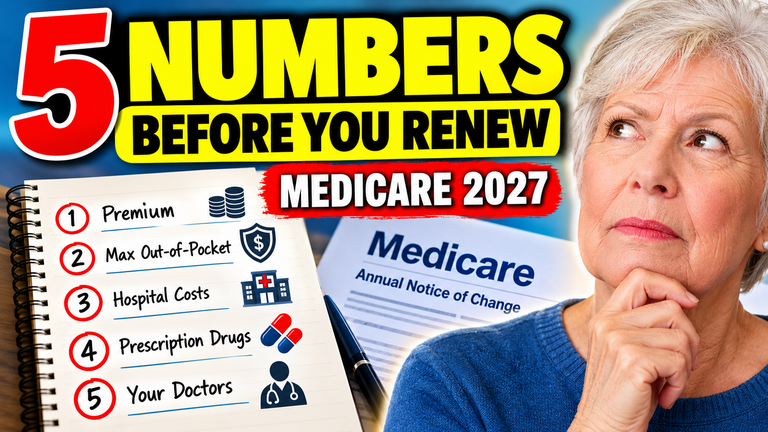 5 Numbers to Check Before You Keep Your Medicare Plan for 2027