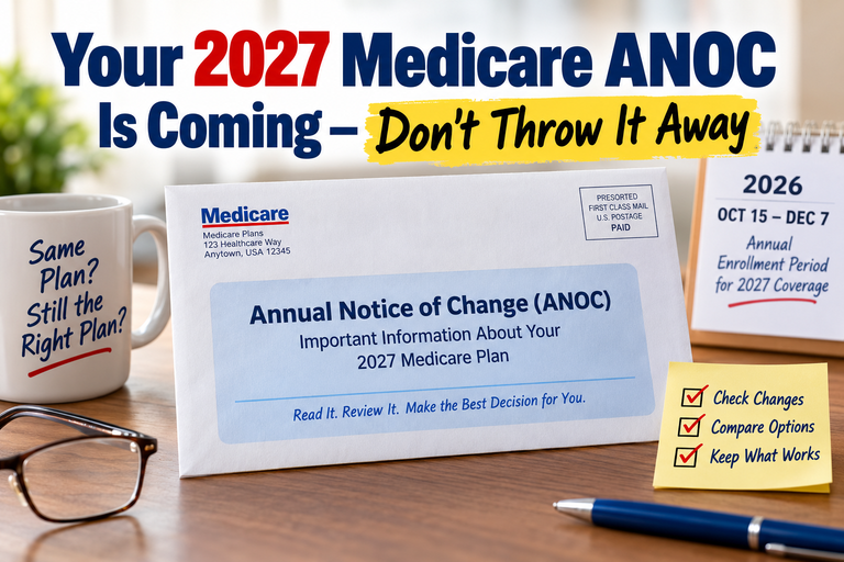 Your 2027 Medicare ANOC Is Coming — Don’t Throw It Away